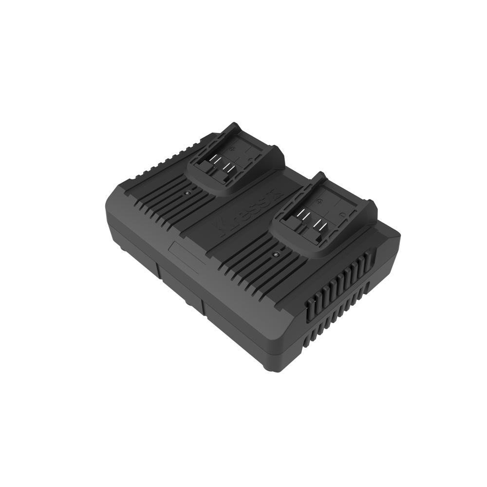 Laddare med dubbla portar - Kress - 20 Volt