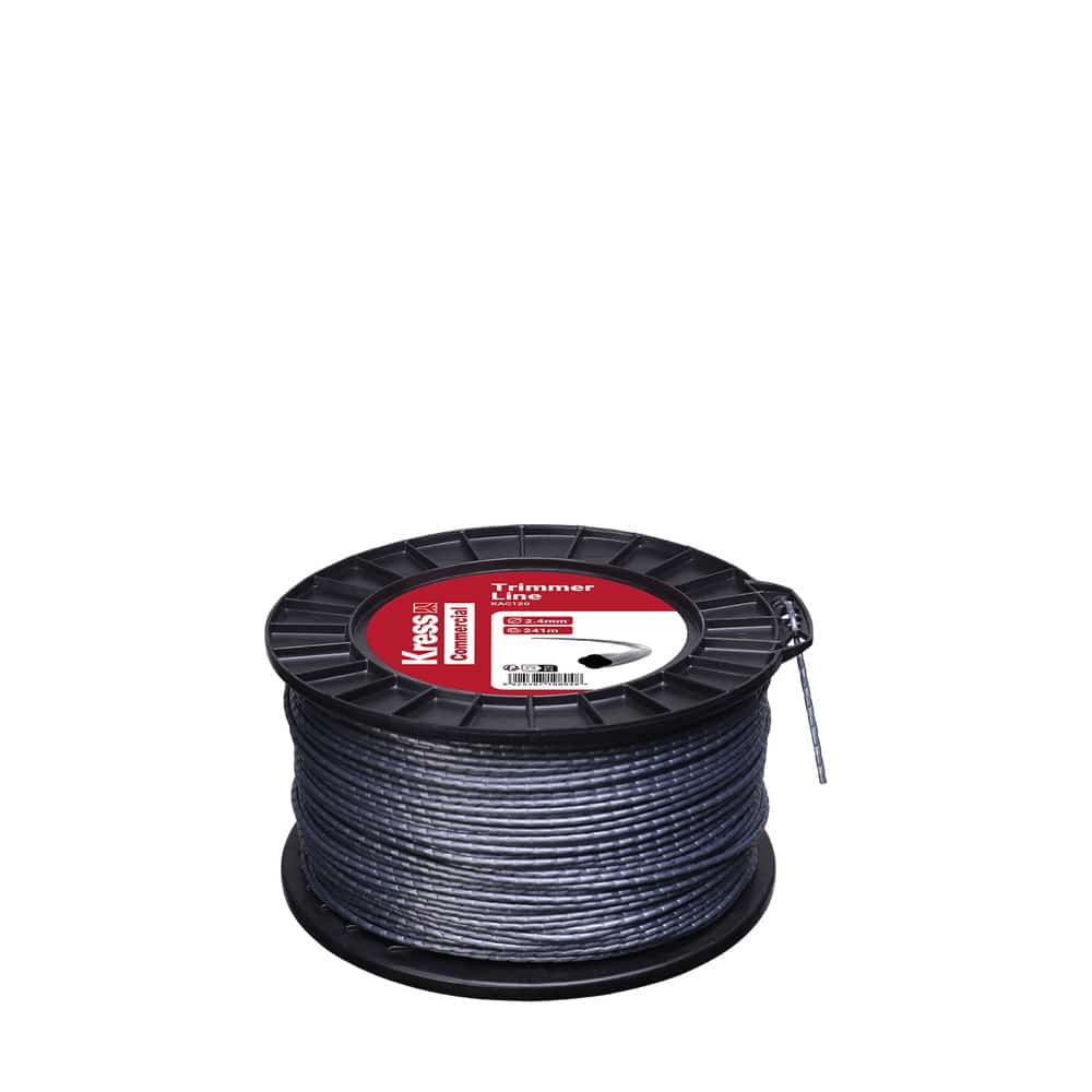 KAC120 241 m längd, 2,4 mm twist trimmerlinje KRESS