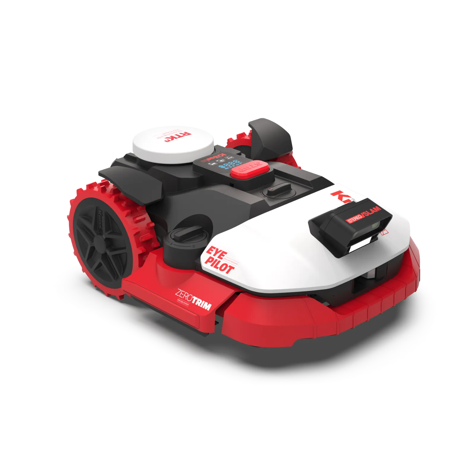 Robotgräsklippare - Kress KR261E - EyePilot RTKⁿ 1000 m² AI - Stereo VSLAM - Zero Trim