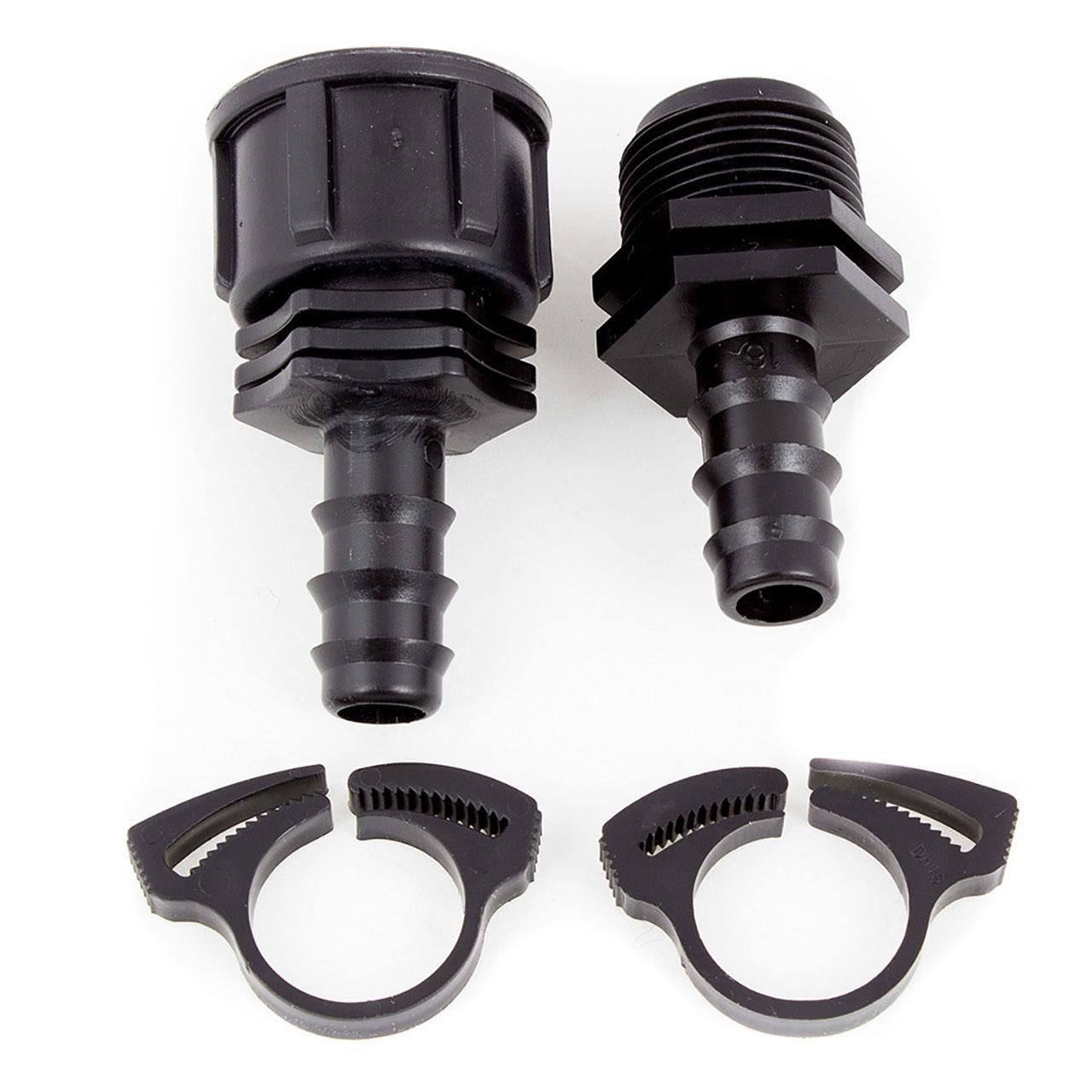 GjordNära Slanganslutning 13mm 1/2" DN16, till timer och 3/4" gängad