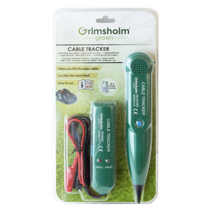 Kabelbrottssökare till robotgräsklippare från Grimsholm