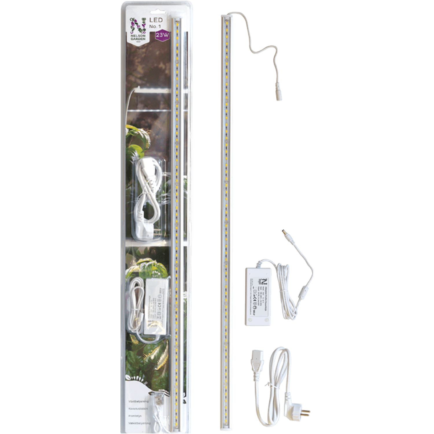 Växtbelysning till hydroponisk odling 85cm från Nelson Garden