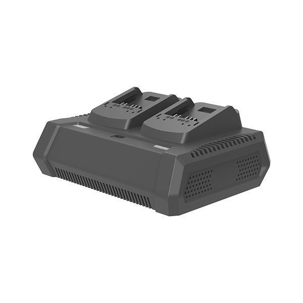 YardForce Batteriladdare 20v, dubbel, till trädgårdsredskap